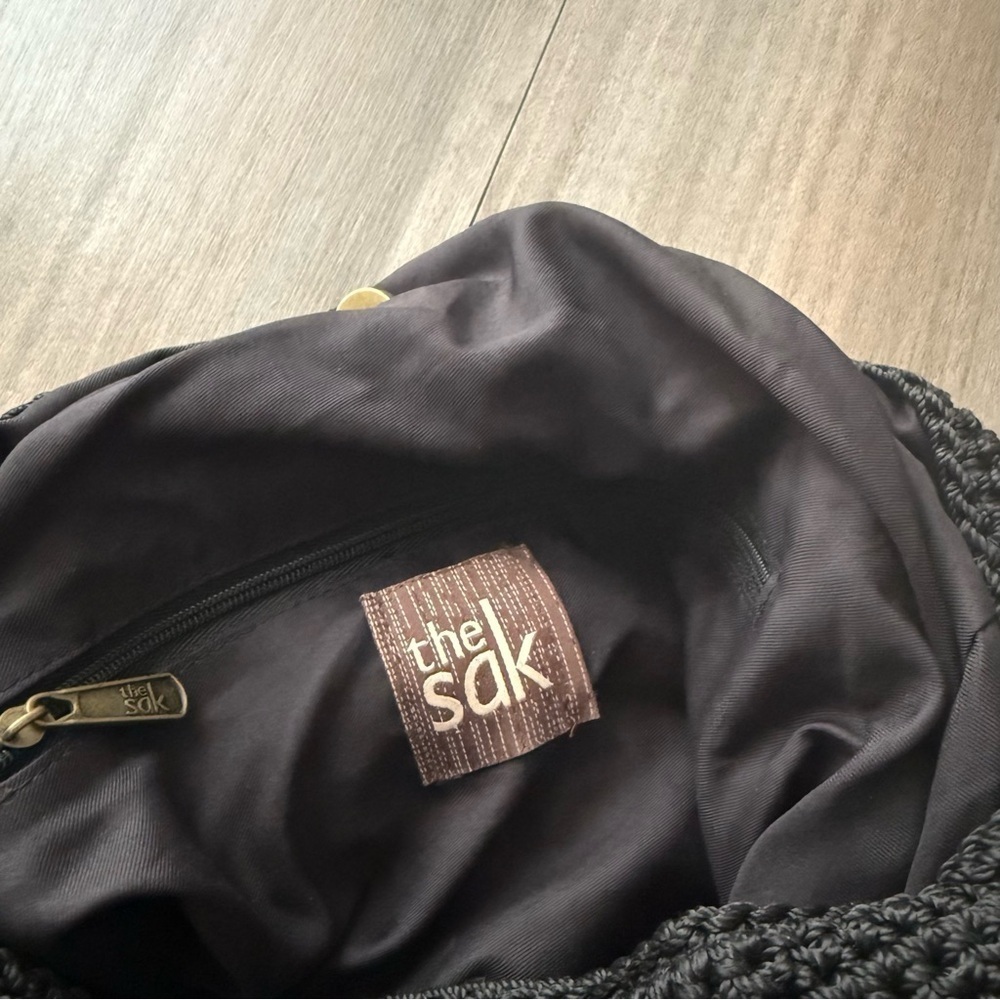 The Sak knitted embroidered southwestern drawstring backpack - Picture 5 of 6